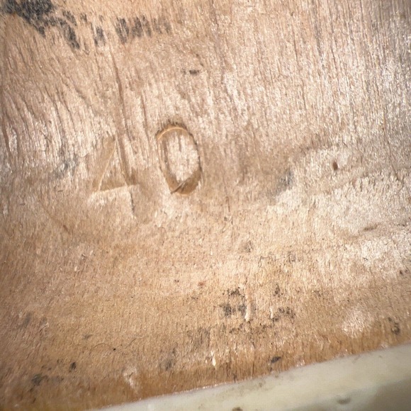 Kerstin Adolphson Clog Shoe, Women Sz9 Black Patent Leather Made in Sweden - Picture 8 of 8